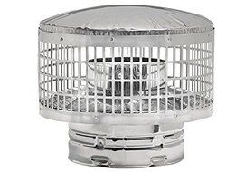 Metal-Fab 6TGC - 6" All-Fuel Triple Wall Stainless Steel Rain Cap
