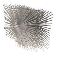Woodeze Home Decorative Outdoor Fire Place Accessorie 7" x 11" Rect. Flat Wire Brush