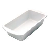 CeramaBake BC2010 Range Kleen Loaf Pan, 9 by 5-Inch, White