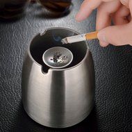 Scotte(TM) New Stainless steel ashtray windproof Unbreakable Ashtray large size N2