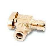 Uponor Wirsbo LF4855038 ProPEX LF Brass Full-Port Angle Stop Valve for 1/2" PEX