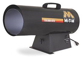 Mi-T-M MH-0150-LMT0 Propane Forced Air Portable Heater, 150 000 BTU