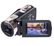 Camera Camcorders, Besteker Portable 1080P 24MP 16X Digital Zoom Video Camcorder with 2.7" LCD and 270 Degree... N7