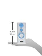 Zadro ISING FM Shower Radio with Digital Clock, Blue N2