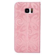 Galaxy S7 Edge Wallet Case, PHEZEN Bling Liquid Glitter Love Heart Floating 3D Hourglass Luxury Pu Leather Magnet... N6