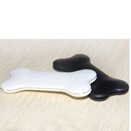 2-piece Bone Shape Toothpaste Dispenser Squeezer Bathroom-Black+white N2