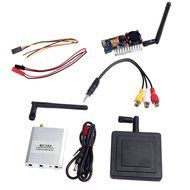 Docooler 5.8Ghz 8CH AV RC305 Receiver Wireless 5.8G 500mW Transmitter 11db Aerial Panel FPV Transmission Set N5