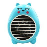 Rubility Cute Heater Fan Cartoon Household Warmer Mini Electric Fan Heater (Gray)