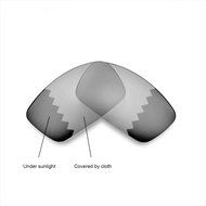 Walleva Replacement Lenses for Spy Optic Logan Sunglasses - Multiple Options Available (Black - Polarized) N4