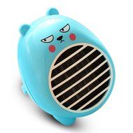 Rubility Cute Heater Fan Cartoon Household Warmer Mini Electric Fan Heater (Gray) N2