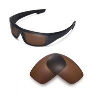 Walleva Replacement Lenses for Spy Optic Logan Sunglasses - Multiple Options Available (Black - Polarized) N6