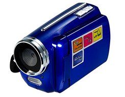 DV139 1.8 Inch TFT Screen 12.0MP Mini HD DV Digital Video Camera 4X Digital Zoom with Microphone (Blue) N5