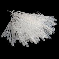 SODIAL(R) 100PCS Graduated Pipettes Dropper Polyethylene (3ml) N5