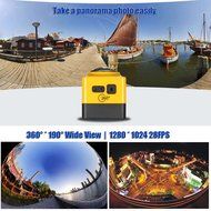 Cube 360 WiFi 360 Degree Wide Angle Action Camera - Sports Cam Recorder with Standard 1/4 Screw Interface, DEEP... N2