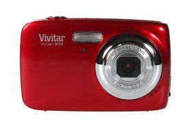 Vivitar 9112 4X Digital Zoom 9.0 MP Red Digital Camera N2