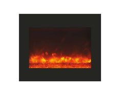 Amantii ZECL-30-3226-BG Zero Clearance Series Built-In Electric Fireplace with Ember Media Kit, 30 Inch