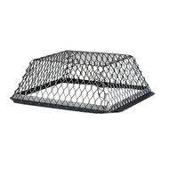 HY-C RVG1616G Galvanized Black Roof VentGuard with Wildlife Exclusion Screen, 16&quot; x 16&quot; x 6&quot;