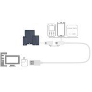 Lightning Cable, [ Apple MFi Certified ] PeleusTech [ 2 Pack ] 3ft 2 in 1 Lightning Micro USB Cable, Sync Data... N6