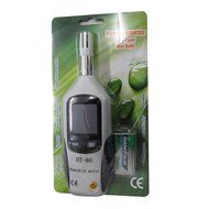 Sanrui High Precision LCD Digital Psychrometer Mini Temperature and Humidity Meter with Dew Point and Wet Bulb... N4
