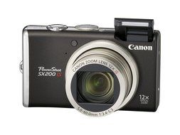 Canon PowerShot SX200IS 12.1 MP Digital Camera with 12x Wide Angle Optical Image Stabilized Zoom and 3.0-inch... N9