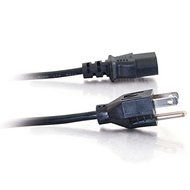 C2G / Cables To Go 29928 16 AWG Universal Power Cord, Black (8 Feet) N4