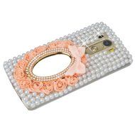 Spritech(TM) Clear Hard Bling Phone Case for LG G Stylo 2 LS775/LG Stylus 2 K520,Handmade Gold Crystal Flower... N3