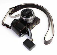 xhorizon TM FL1 Full Protection Bottom Opening Version Protective Leather Camera Case Bag with Tripod Design for... N42