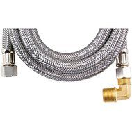 New CERTIFIED APPLIANCE DW60SSBL Braided Stainless Steel Dishwasher Connector with Elbow (5ft)
