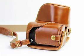 xhorizon TM FL1 Full Protection Bottom Opening Version Protective Leather Camera Case Bag with Tripod Design for... N45