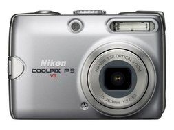 Nikon Coolpix P3 8.1MP Digital Camera with 3.5x Vibration Reduction Optical Zoom (Wi-Fi Capable) N3