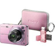 Sony Cybershot DSCW120 7.2MP Digital Camera with 4x Optical Zoom with Super Steady Shot (Silver) N7