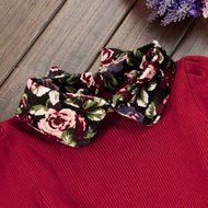 Spritech(TM) Fashion Women Thicken Basic Warm Crystal Pearl Doll Collar Long Puff Sleeve Slim Fit Velvet Sweater... N4