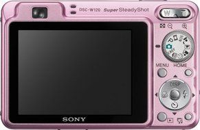Sony Cybershot DSCW120 7.2MP Digital Camera with 4x Optical Zoom with Super Steady Shot (Silver) N11