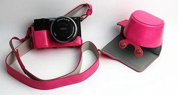 xhorizon TM FL1 Full Protection Bottom Opening Version Protective Leather Camera Case Bag with Tripod Design for... N46