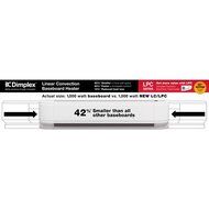 Dimplex LC351231 35" 1250 Watt 240/208 Volt Baseboard Heater from the LC Series, White