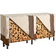SONGMICS Heavy Duty Log Rack Cover Waterproof Firewood Cover UGLC96M