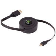 ReTrak ETCABLEHDM Retractable HDMI Cable (A to A, C, D and DVI with adapter tips) (Discontinued by Manufacturer) N3
