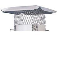 Single Flue Bolt-On Chimney Cap Size: 13&quot; x 13&quot;