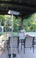 Aura Patio Plus Stainless Steel Weatherproof Radiant Infrared Electric Patio Heater