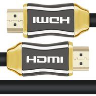 KIN&amp;P HDMI Cable 3ft Ultra High Speed HDMI 2.0 (4K) HDMI cables for PlayStation PS3 PS4 PC Apple TV, Support 2160P... N4