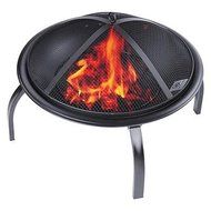 23" Patio Folding Fire Pit Backyard Grill Metal Stove Fireplace Heater w/Cover