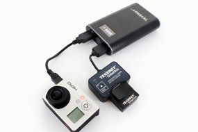Tenergy SideKick4 Combo: External 5200mah powerbank compact USB port adapter and 1 Lipo battery for GoPro HD HERO3... N2