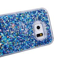 Galaxy S6 Edge Case,Galaxy S6 Edge Liquid Cover,PHEZEN Christmas Tree Santa Claus Design Cool Quicksand Moving... N4