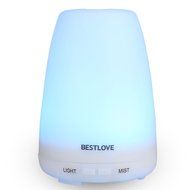 BESTLOVE Aromatherapy Essential Oil Diffuser, 100ml Portable Ultrasonic Cool Mist Aroma Humidifier, 2 Mist Modes...