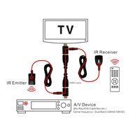 IR Extender Over HDMI Remote Control Extender Receiver Transmitter Cable Kit Dual-Band HDMI IR Remote Infrared...