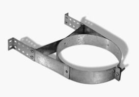 Chimney Plus 280710 Duravent 10 Inch Wall Strap - Galvanized