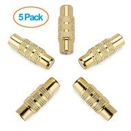 Aurum Cables 10 Pack RCA Female to Female Coupler Jack Adapter N3