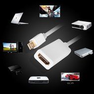 ISNOWOOD Ultra High Definition 4k Mini Displayport (DP) to HDMI Adapter/ Converter Cable, Hot Plug, Gold Plated... N4