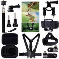VolksPro 7 in 1 GoPro Accessories Kit D for GoPro Hero 4 Hero 3+ Hero 3 2 Go Pro Hero Camera: Small Case+Handlebar... N6