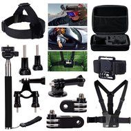 VolksPro 7 in 1 GoPro Accessories Kit D for GoPro Hero 4 Hero 3+ Hero 3 2 Go Pro Hero Camera: Small Case+Handlebar... N7